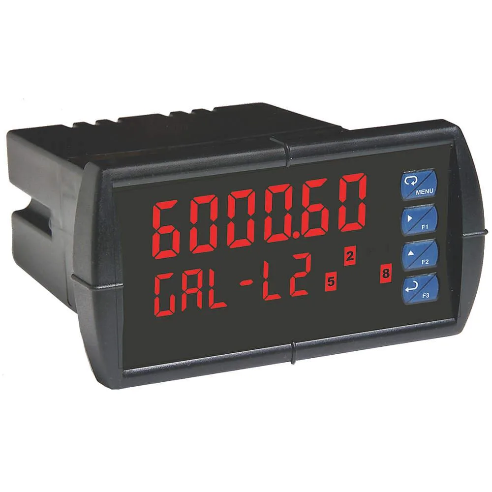 Flowline LI55-1411 panel-mount level controller with LED display, polycarbonate enclosure