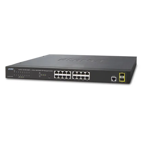 PLANET PLANET GS-4210-16T2S 16-port Gigabit network switch 2 SFP — product photo