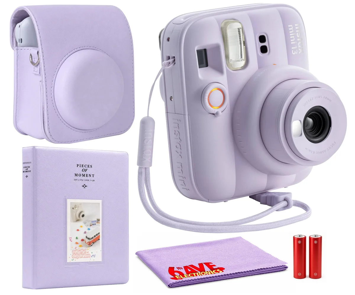 FUJIFILM FUJIFILM INSTAX MINI 13 Instant Film Camera Dreamy Purple with Photo Album — product photo