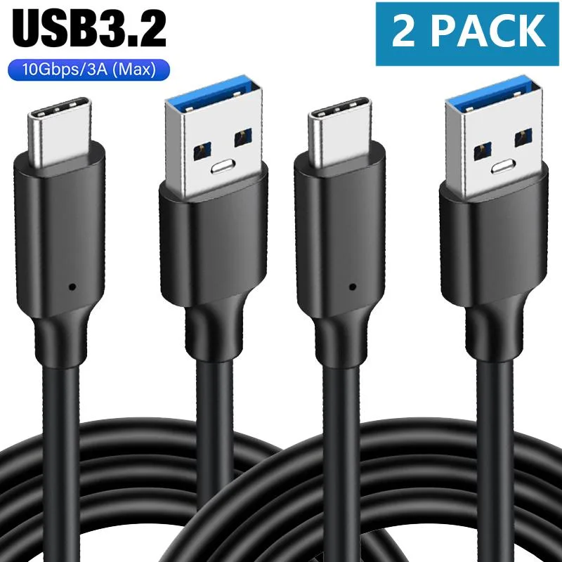 AUTYUE AUTYUE USB A to USB C cable 1M 10Gbps 60W black — product photo