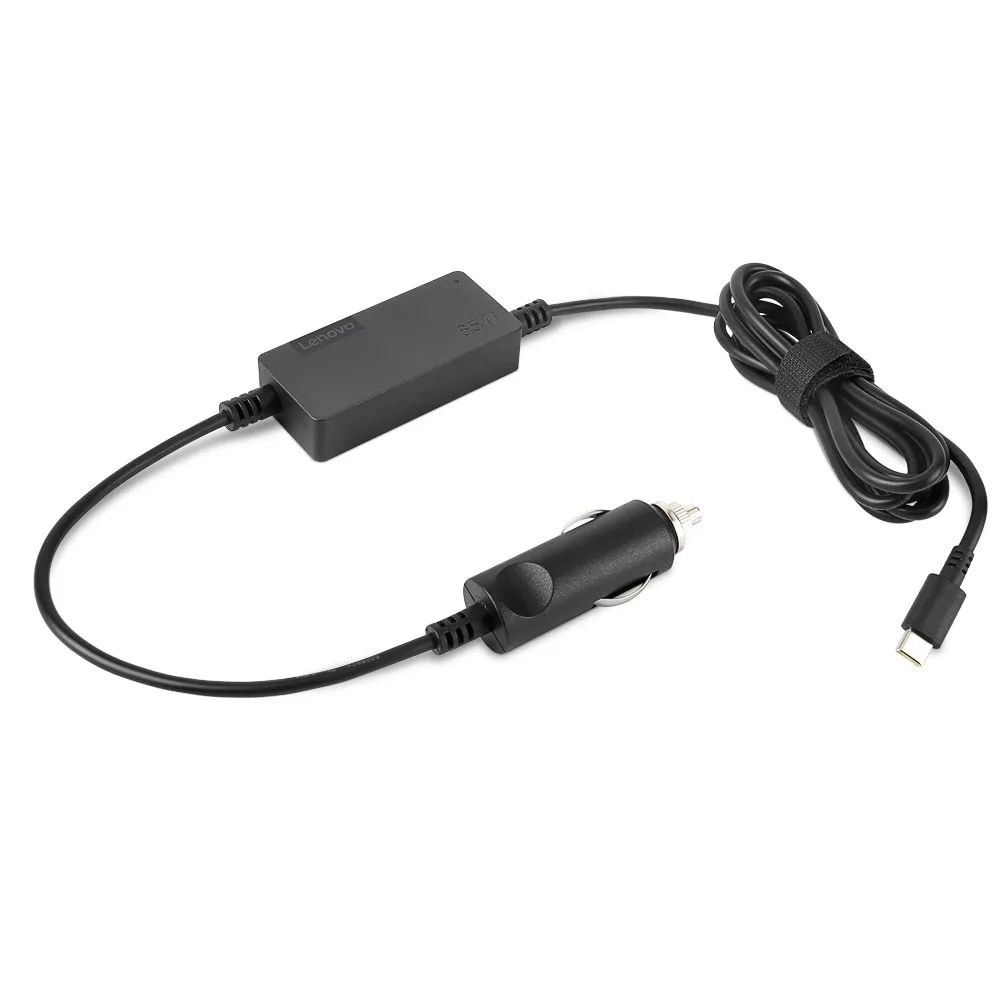 Lenovo Lenovo 40AK0065WW 65W USB-C DC Travel Adapter — product photo