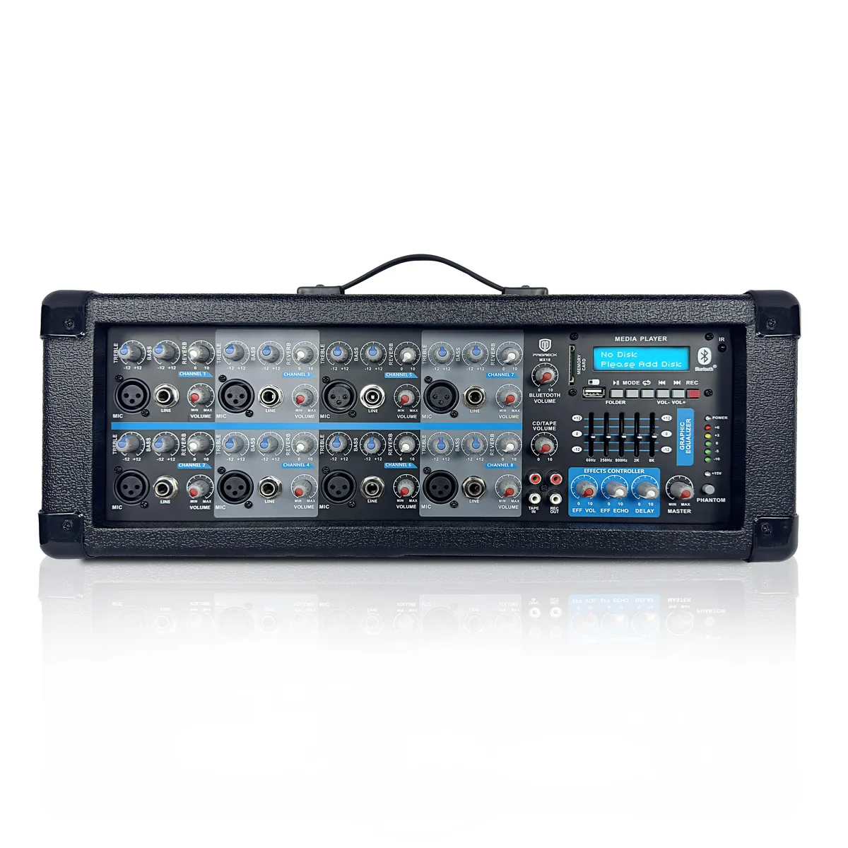 PRORECK PRORECK MX18 8-Channel 2400w Audio Mixer — product photo
