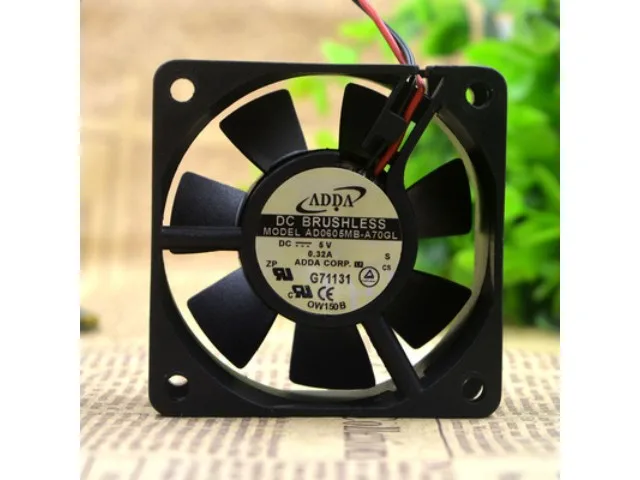 Fans Fans AD0605MB-A70GLSize 6025 5V .32A case fan — product photo
