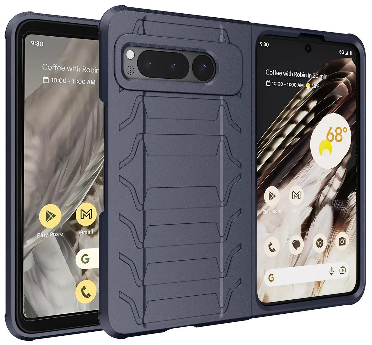 Nakedcellphone Nakedcellphone Tactical Rugged Case for Google Pixel Fold 2023 Navy — product photo