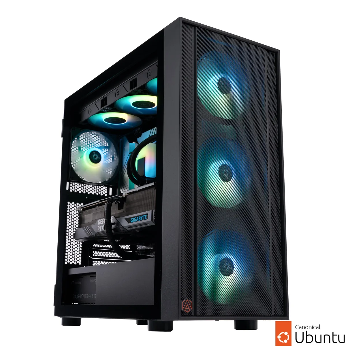 ABS ABS EAI14900KF4090 desktop PC i9-14900KF RTX 4090 128GB DDR5 2TB NVMe Ubuntu 22.04 refurbished — product photo