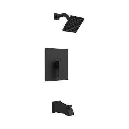 Keeney Manufacturing Co. Keeney Manufacturing Co. QUA90CMB Bath Tub and Shower Faucet Matte Black — product photo