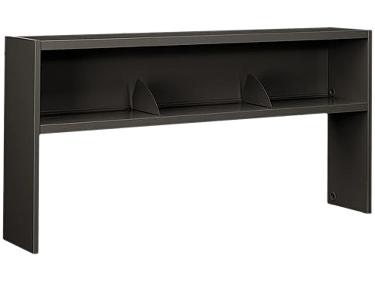 HON HON HON386572NS 38000 Series Open Shelf Hutch 72W 13D 34H Charcoal Office Furniture — product photo