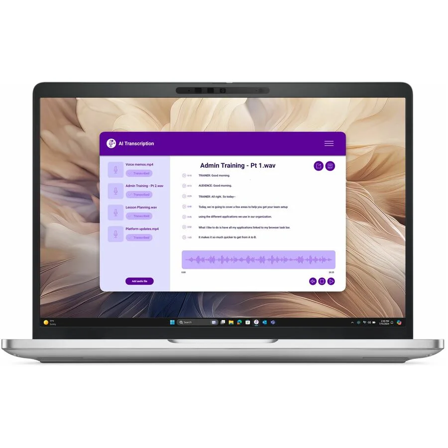 DELL DELL 5C5KF Pro 13 Plus laptop Core Ultra 7 266V 16GB 512GB 13.3" touch — fotografie produktu