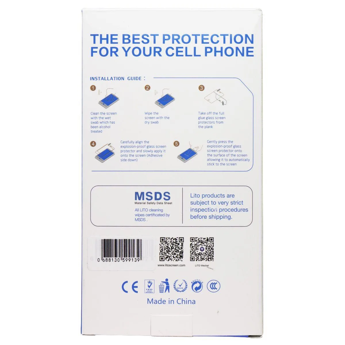 Lito Children’s Wear Lito Children’s Wear 2.5D Tempered Glass Screen Protector for Samsung Galaxy A11 10 Pack — product photo
