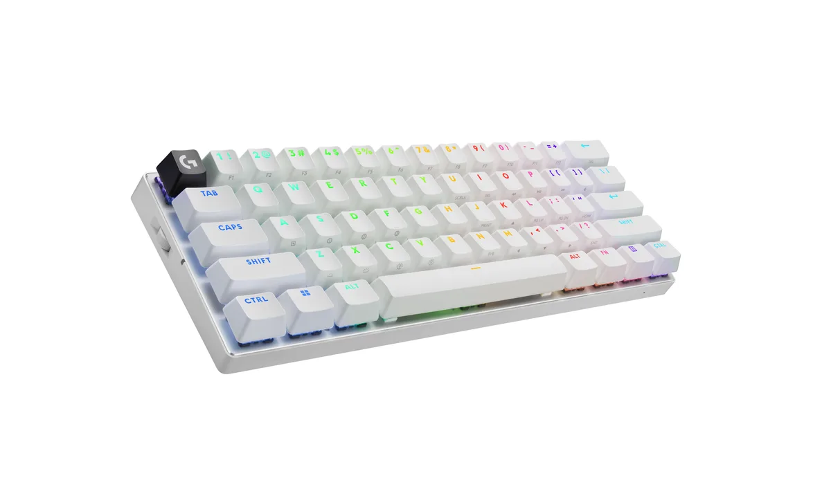 Logitech Logitech 920-012169 PRO X 60 gaming keyboard 60% GX Optical Linear White — product photo
