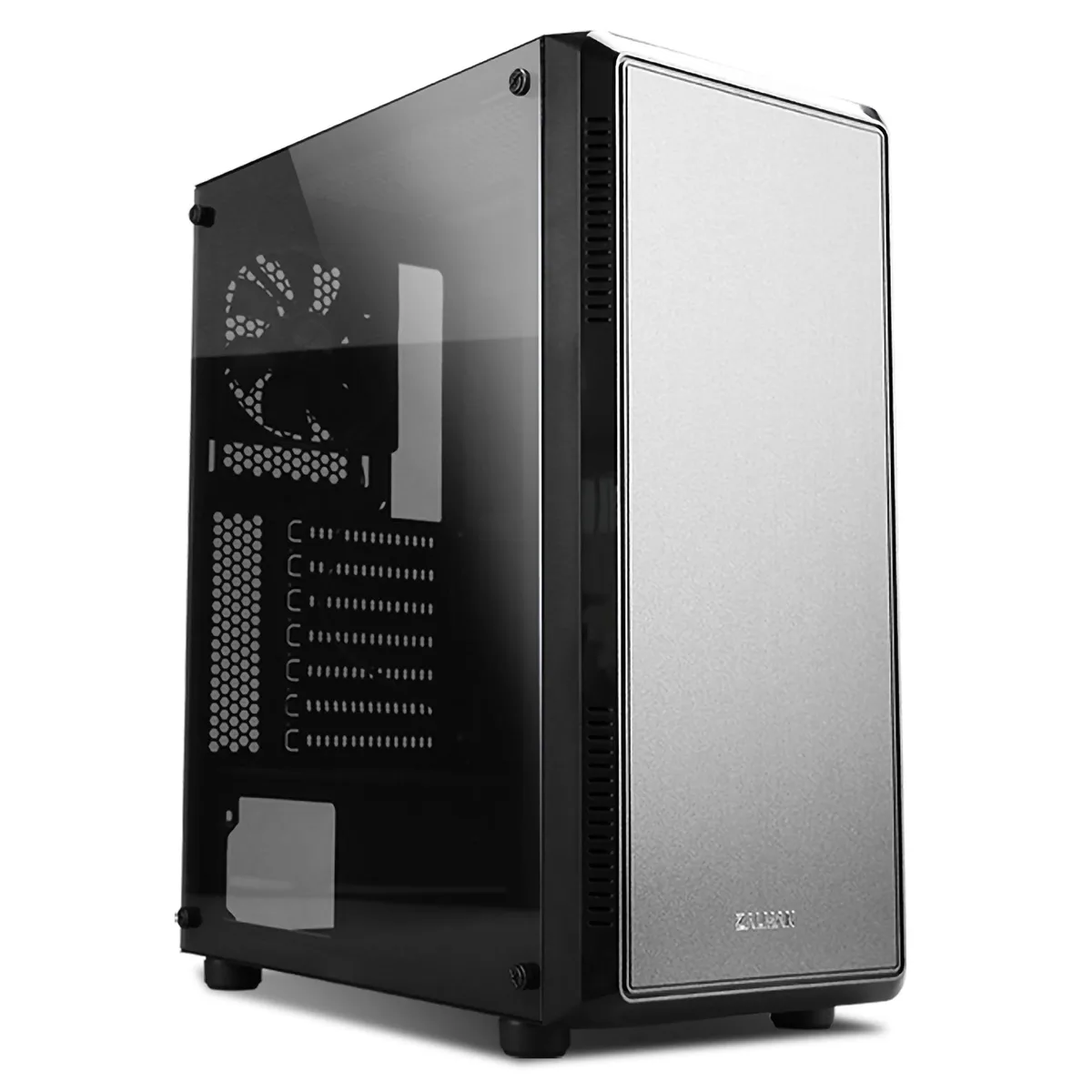 Zalman Zalman S4 ATX Mid-Tower PC Case Gray 2×120mm Fans 315mm GPU 240mm AIO — product photo