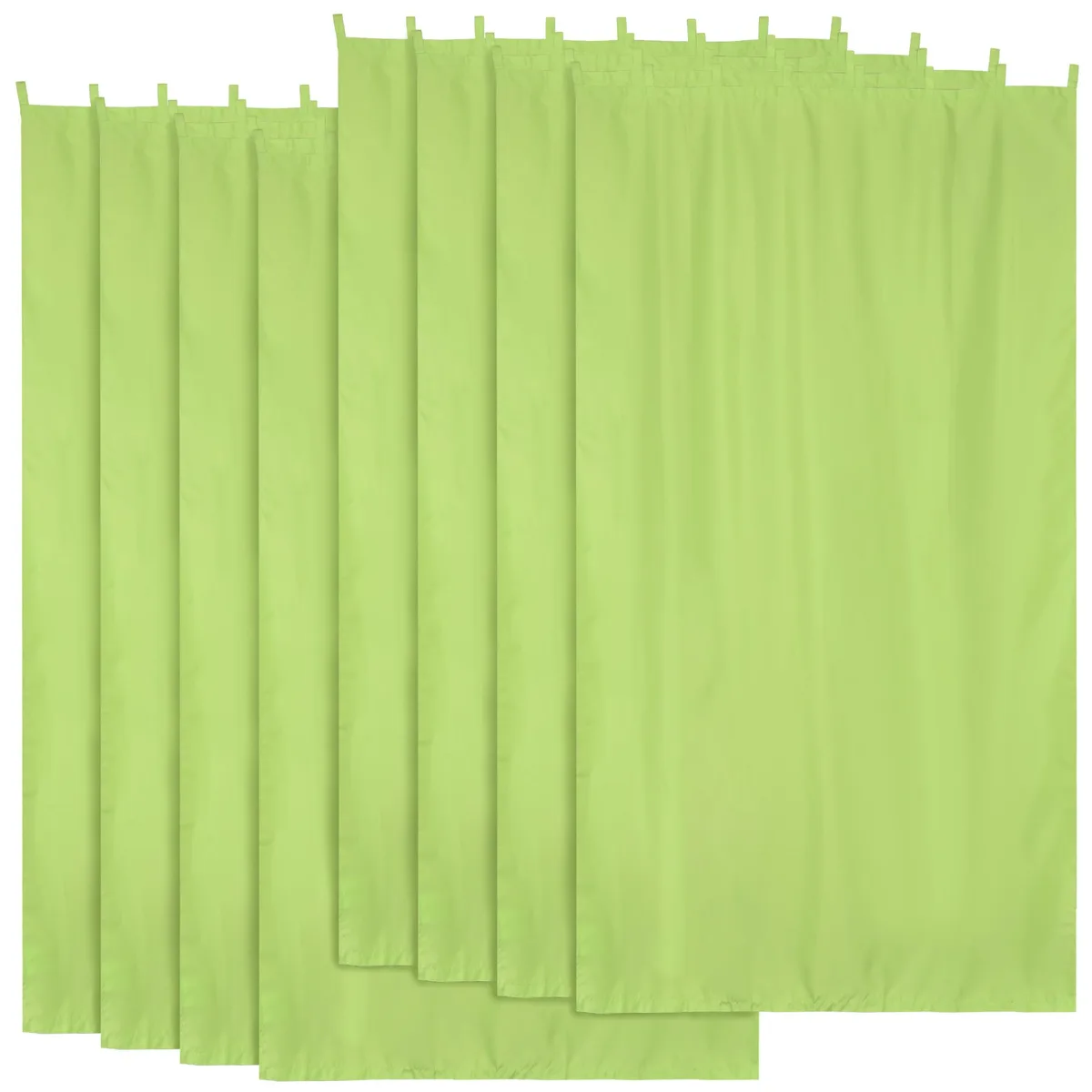 Yescom USA, Inc. Yescom USA, Inc. 54"x108" Outdoor Privacy Curtain Panel Tab Top UV30+ Deck 8 Piece — product photo