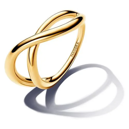PANDORA PANDORA Organically Shaped Infinity Ring 14k gold-plated — product photo