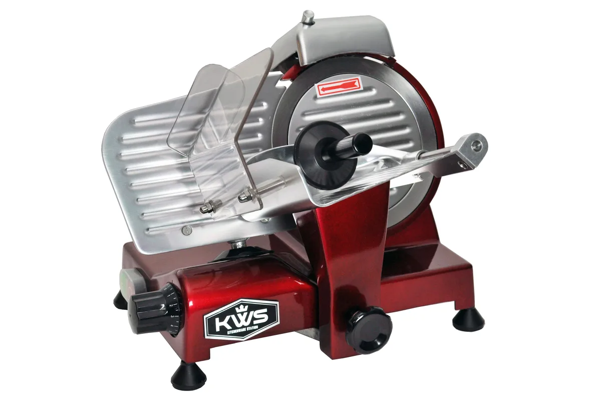 KitchenWare Station KitchenWare Station MS-6N 6" Electric Meat Slicer Red 200w — product photo
