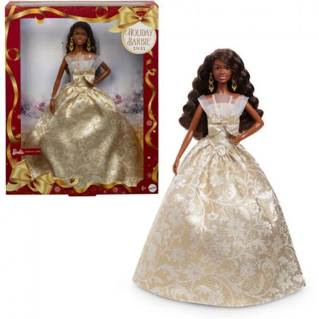 Barbie Barbie Holiday Doll 2025 African American JBJ01 — product photo