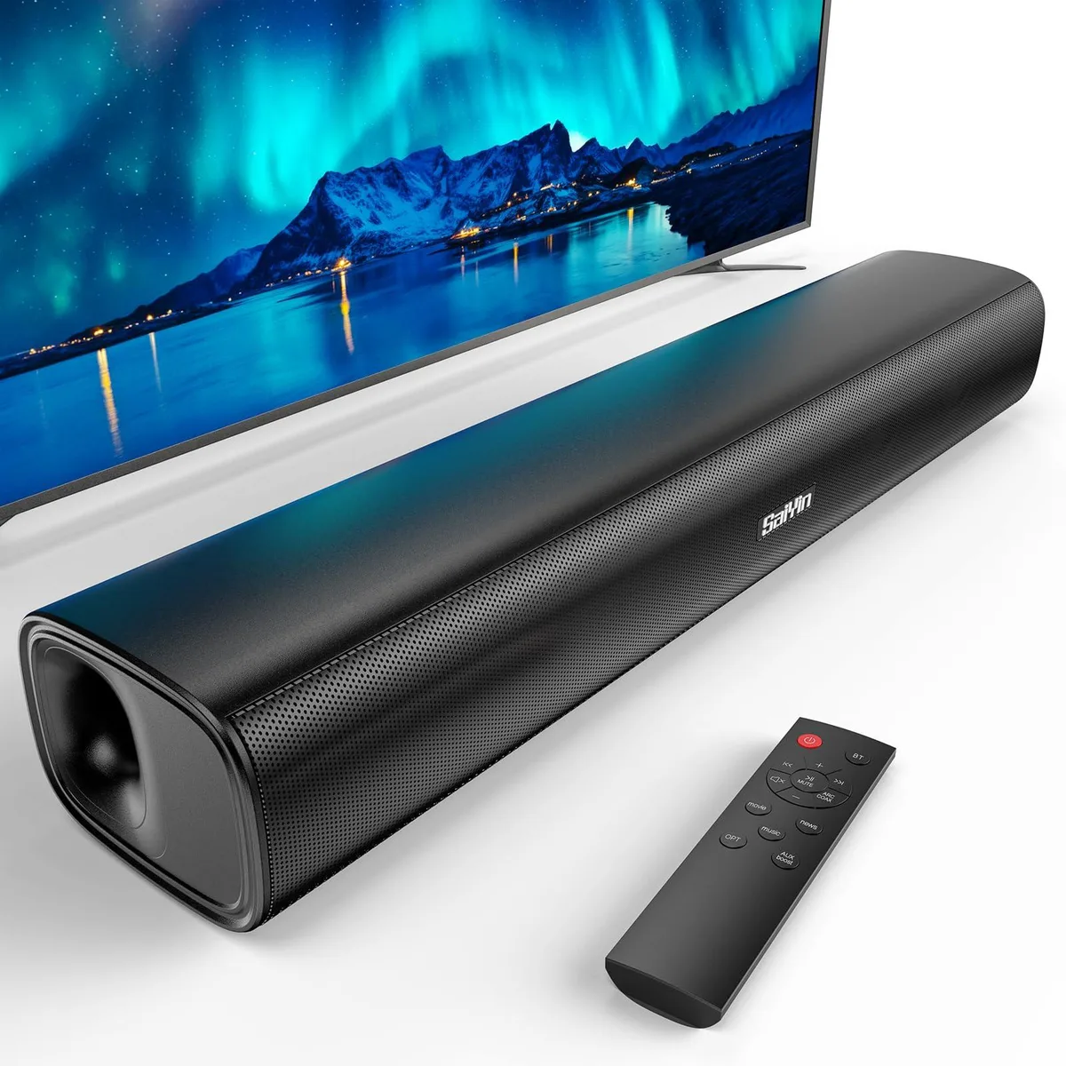  Sound Bar 40W 17-Inch Bluetooth 5.3 ARC Optical AUX — product photo