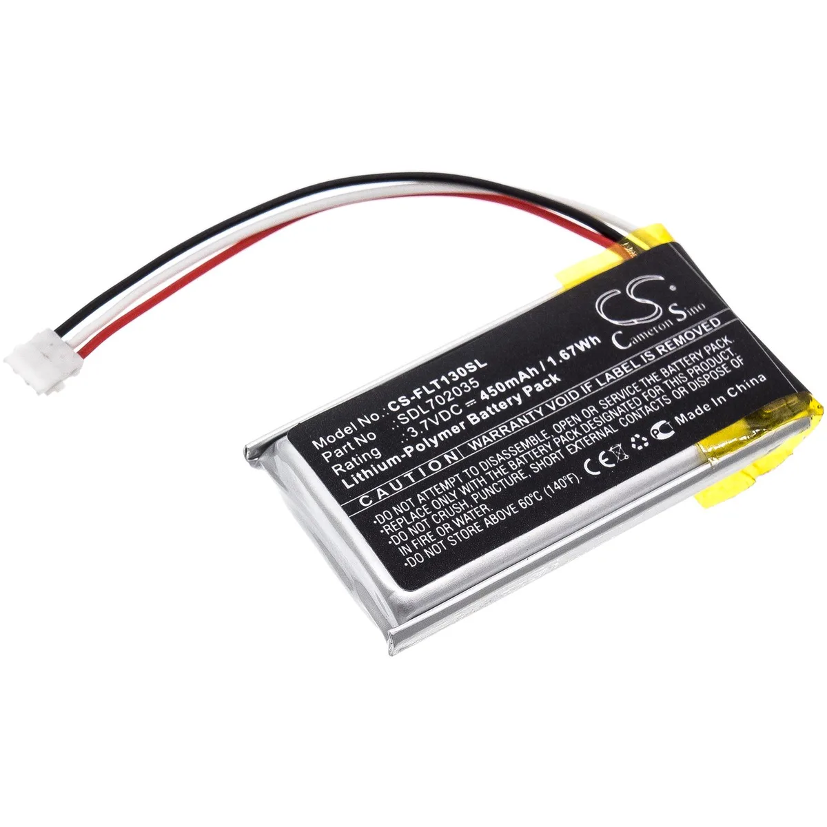 Cameron &amp; Co Cameron &amp; Co DS-CS-FLT130SL 3.7V 450mAh camera battery — product photo