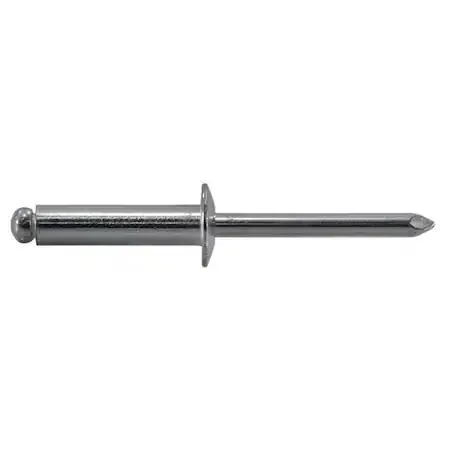 MIDWEST FASTENER CORP MIDWEST FASTENER CORP 53945 Blind Rivet Dome Head 1/4 in Dia 1/2 in L Aluminum hardware — product photo