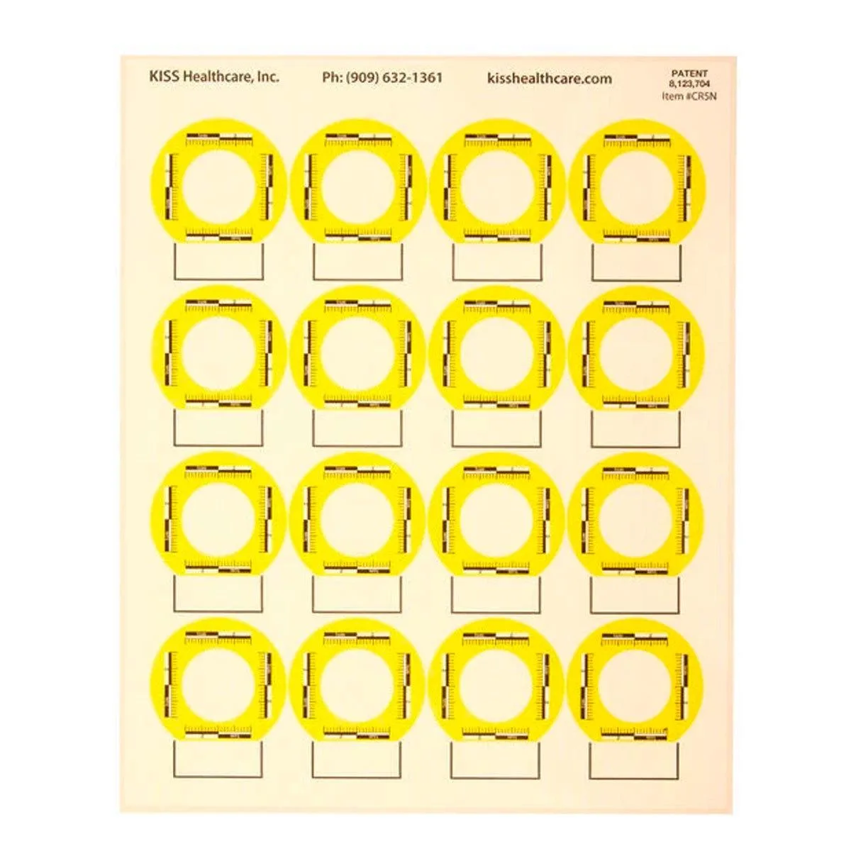 Safariland Safariland Elliptical Bullet Hole Scale 100 Sheets 8050 — product photo
