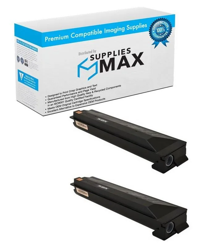 SuppliesMax SuppliesMax Compatible Toner Cartridge 2 Pack 18000 Pages Black for Copystar CS-356ci/CS-358ci — product photo