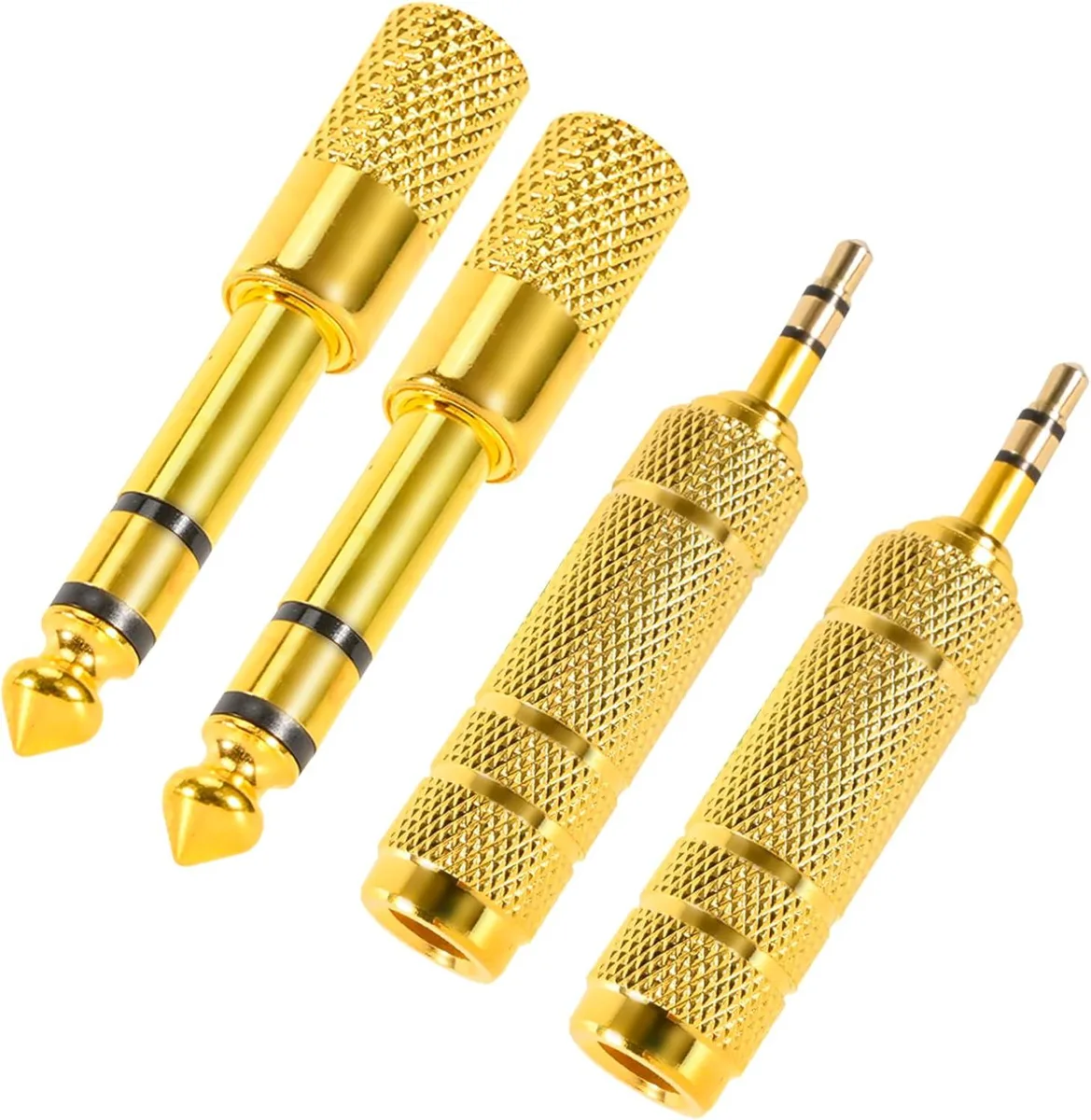 Boxwave Boxwave 4 Pack 3.5mm to 6.35mm Audio Adapters — product photo