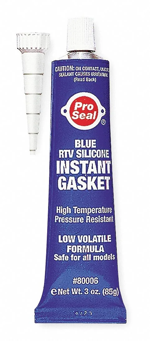 Blue RTV gasket maker paste in 3 oz tube