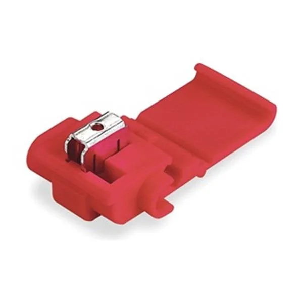 Red polypropylene displacement connector 558 pack of 100