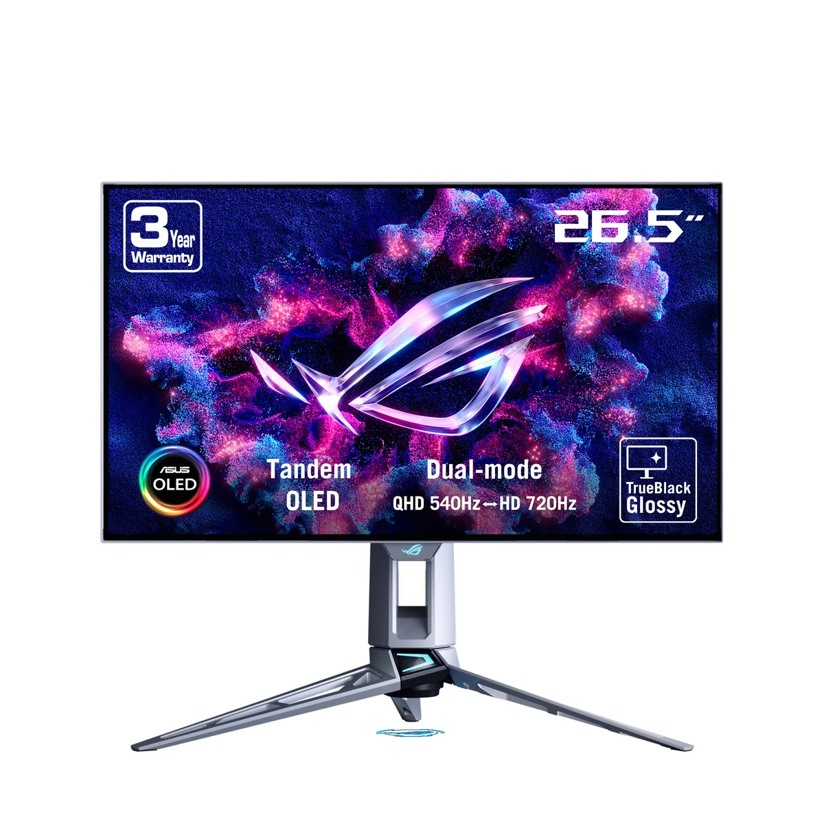 ASUS ASUS ROG Swift PG27AQWP-W 26.5" OLED gaming monitor 540Hz — product photo
