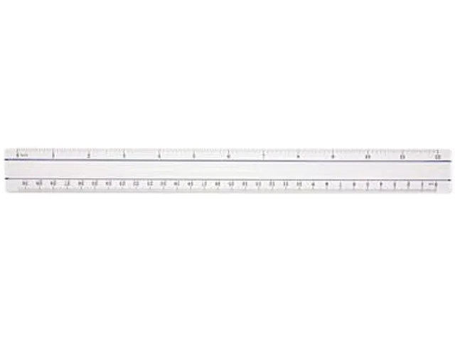Acme United Acme United 15571 12" Magnifying Ruler Clear 2x — product photo