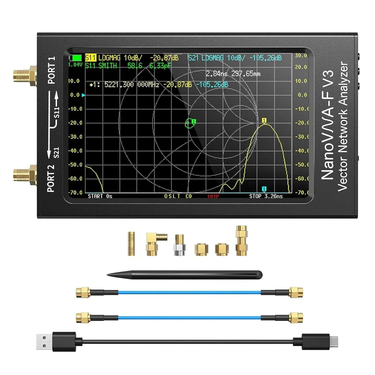 Seesii Seesii NanoVNA-F V3 vector network analyzer — product photo