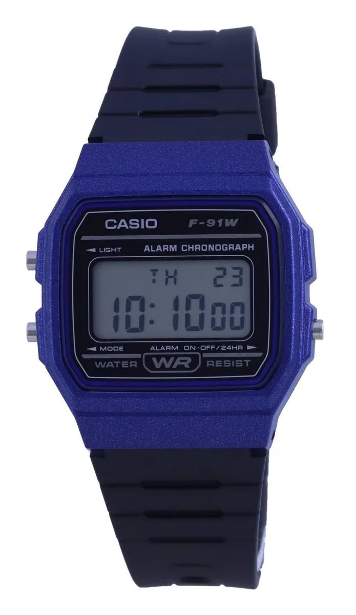 CASIO CASIO F-91WM-2A Digital Resin Watch 35.00mm 30m — product photo