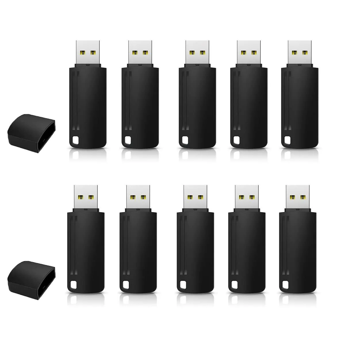 ARENTI ARENTI 50 Pack 8GB USB Flash Drives 2 in 1 accessory — product photo