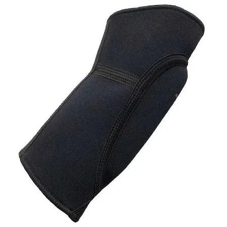 Black fabric pull-over elbow sleeve, size L