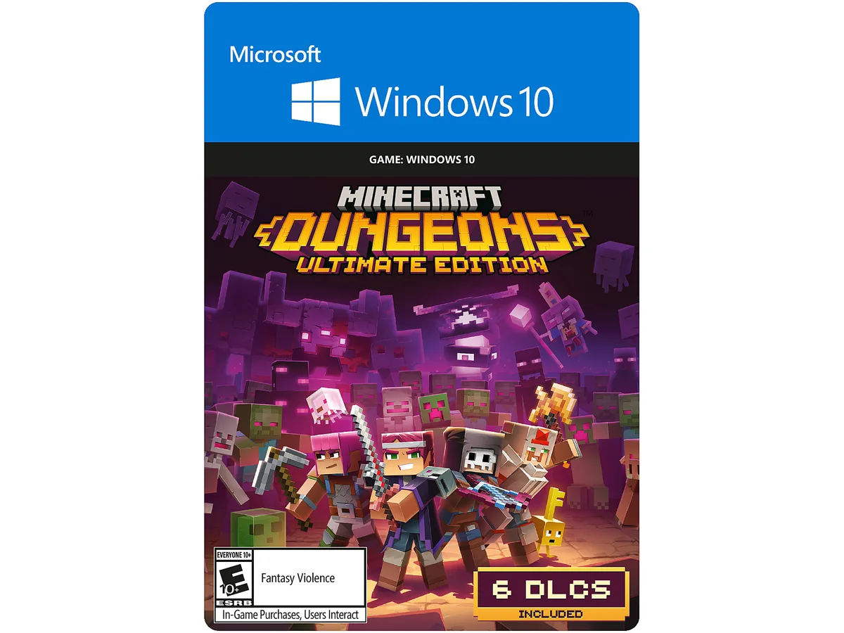 Microsoft Microsoft 2WU-00037 Minecraft Dungeons Ultimate Edition downloadable game — product photo