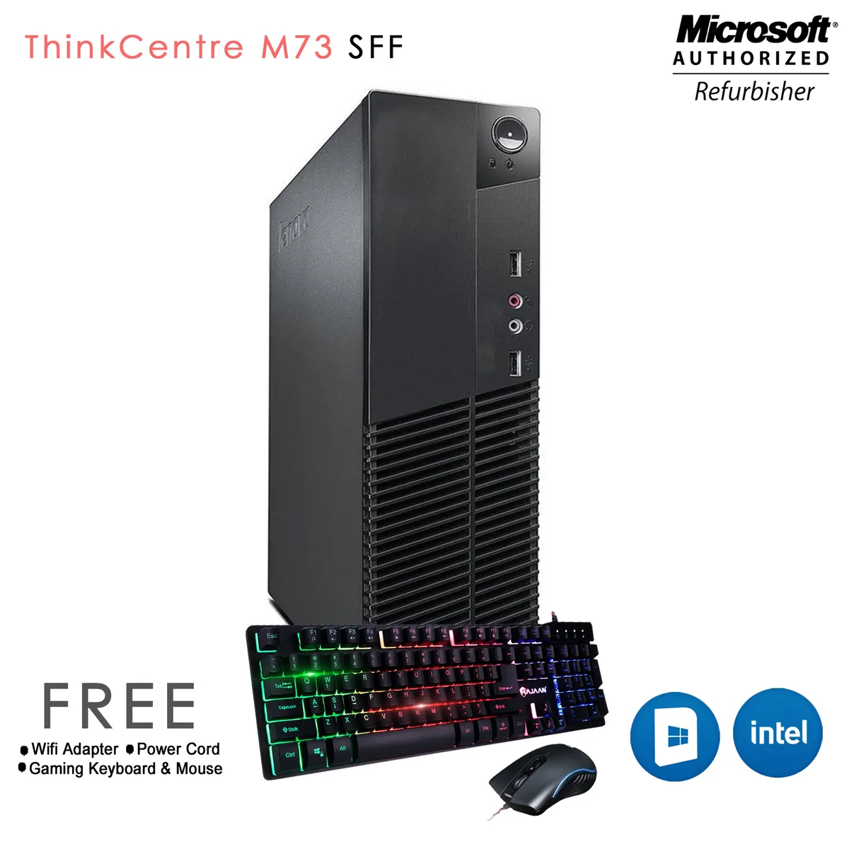 Lenovo Lenovo ThinkCentre M73 SFF i5-4570 3.2GHz 8GB DDR3 256GB SSD — product photo