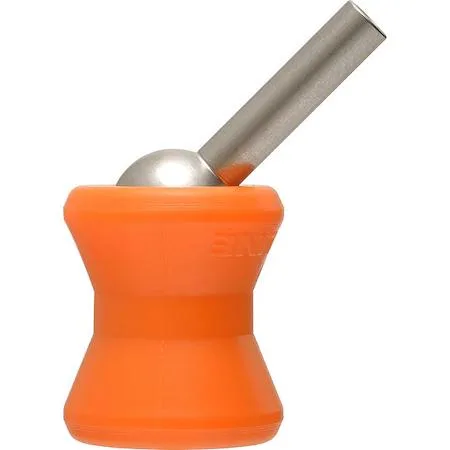 Ten brass round nozzles with 0.086 inch holes in clear bag
