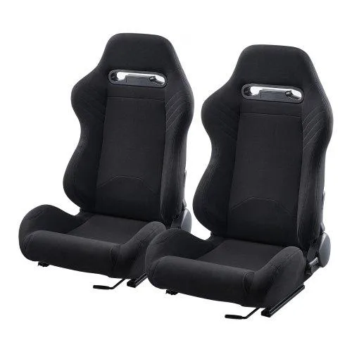 VEVOR VEVOR H-8010 2 Racing Seats Adjustable Polyester Fabric Slider 550x585x885mm — product photo
