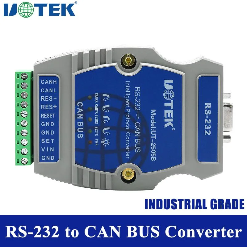 UOTEK UOTEK UT-2505B RS-232 to CAN BUS Data Converter 12-36V -40-85C — product photo