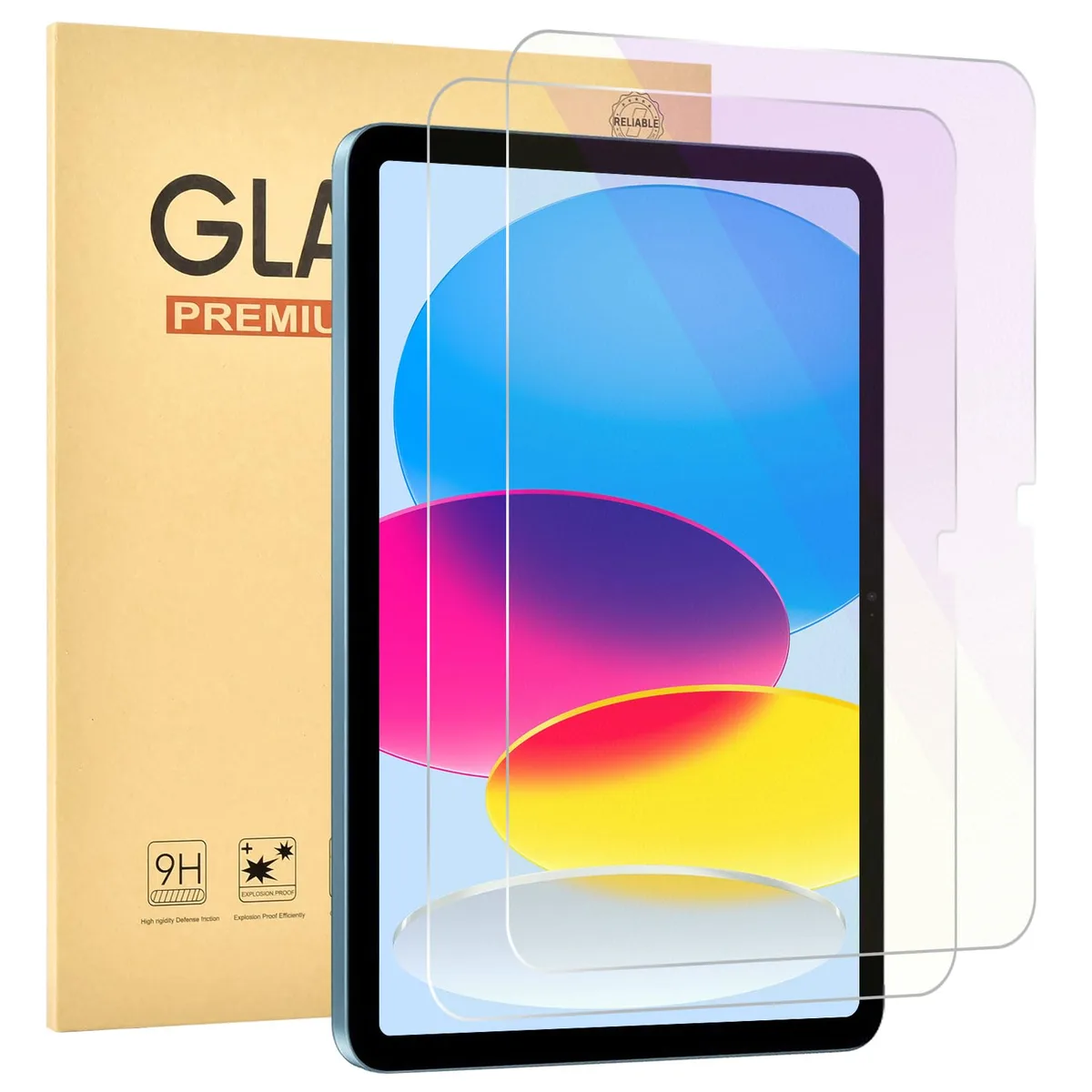  Jngnpn CA7001-B 2 Pack Anti Blue Light Screen Protector iPad 11th A16 2025 11 Inch iPad 10th 2022 10.9 Inch — product photo