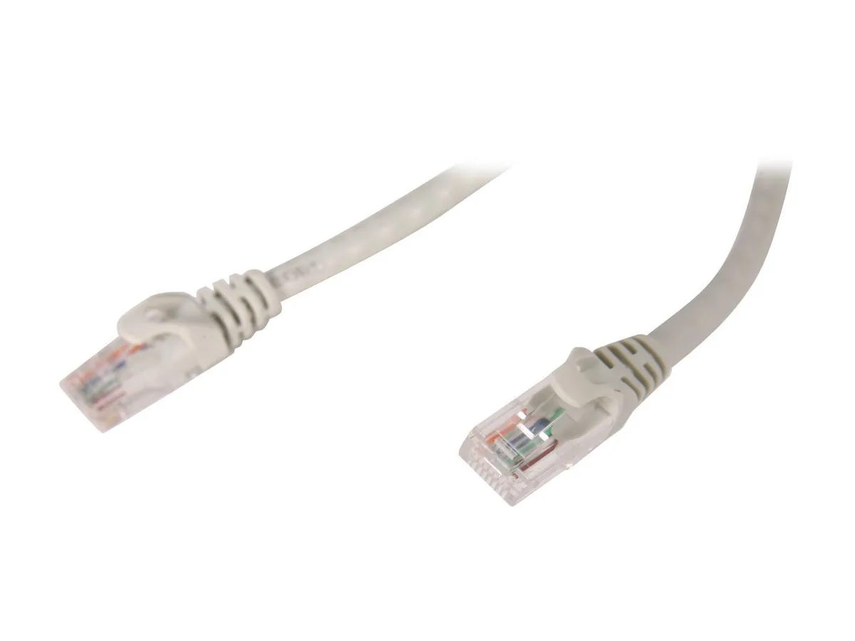 sakose sakose C6EB-1GRAY 1 ft Cat 6E 550 MHz gray patch cable 2 pack — product photo