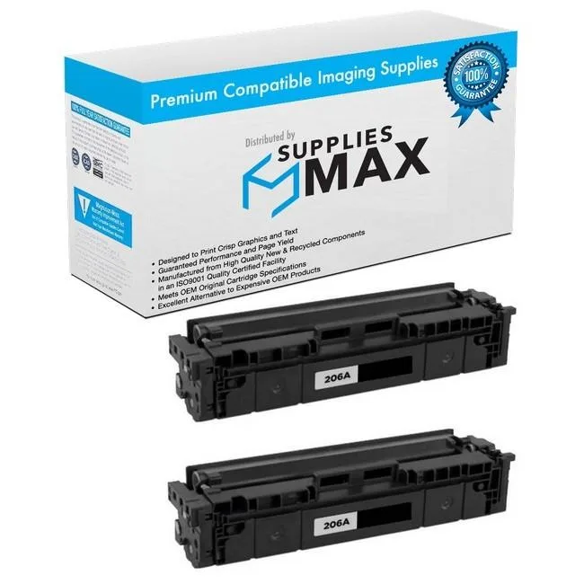 SuppliesMax SuppliesMax HEWW2110AD Black Toner Cartridge 2-Pack 1350 Pages — product photo