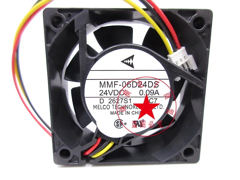 Zyvpee Zyvpee MMF-06D24DS-RC7 60mm 24 V 0.09A 3 Pin case fan — product photo