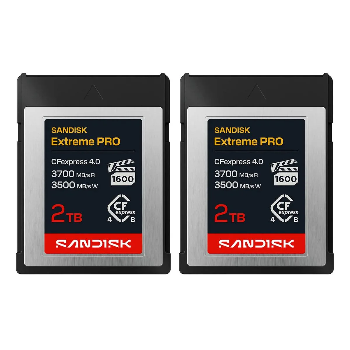 SanDisk SanDisk Extreme PRO 2TB CFexpress 4.0 Type-B 2-pack memory cards — product photo