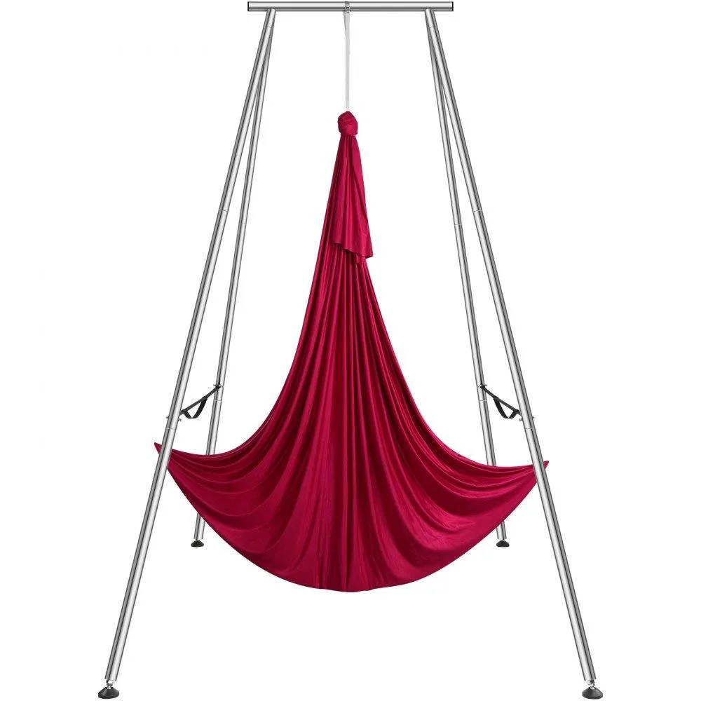 VEVOR VEVOR Aerial Yoga Frame &amp; Hammock Red 9.67 ft 551.15 lbs — product photo