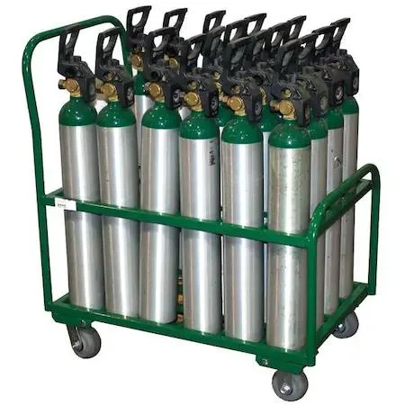Saf-T-Cart Saf-T-Cart MDE-24 Cylinder Trolley 34 In W 2400 lb — product photo