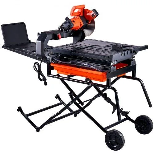 VEVOR VEVOR Wet Tile Saw 10 in 65Mn Blade 4500 RPM Stand 0-45° — product photo