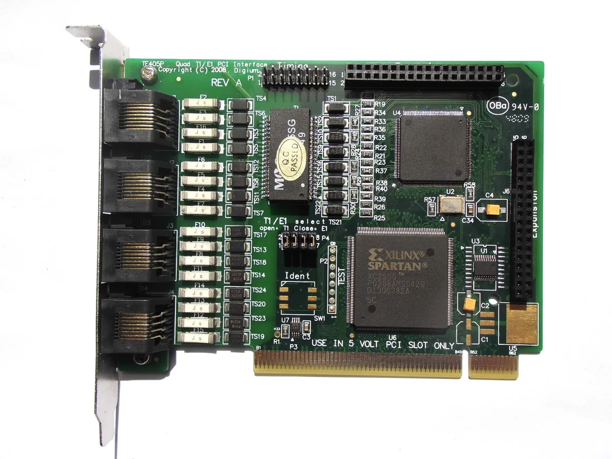 SunnyStar Co., Ltd SunnyStar Co., Ltd TE405P 4-Port T1/E1/J1 PCI Telephone Accessory — product photo