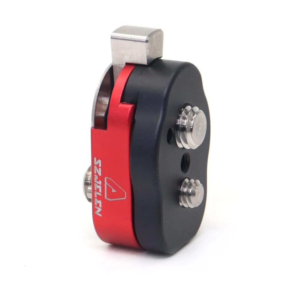 SZJELEN SZJELEN Camera Mini Quick Release Plate with 3/8 Screw Red — product photo