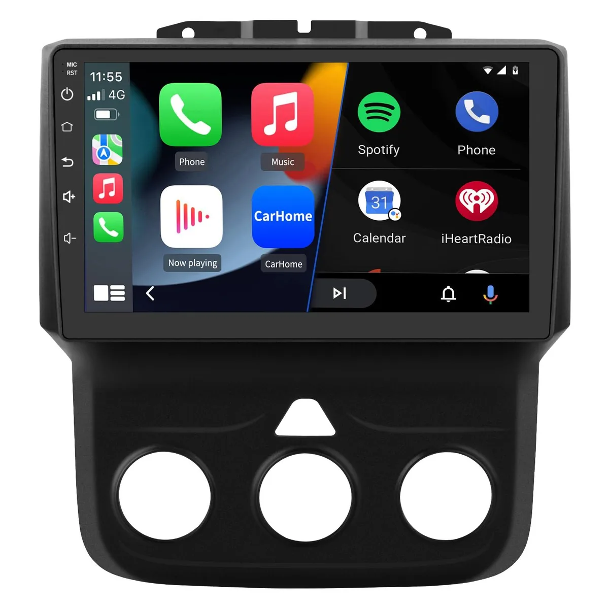 litillbuly litillbuly Android 13 2GB+32GB GPS Navigation 9 Inch Dodge Ram 2013-2019 Manual AC — product photo