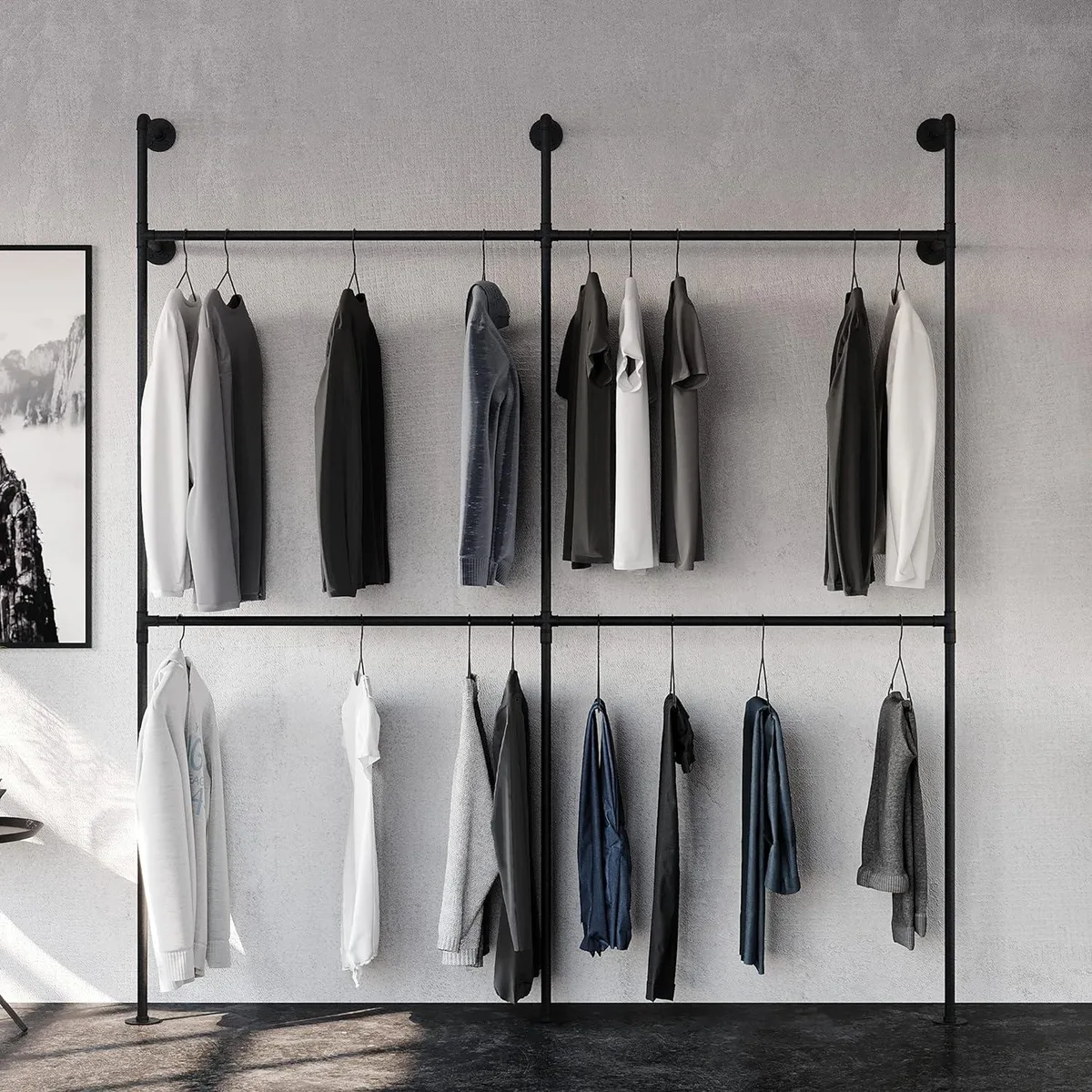 PISKEKAT PISKEKAT KIM II DOUBLE black wall-mounted server rack — product photo
